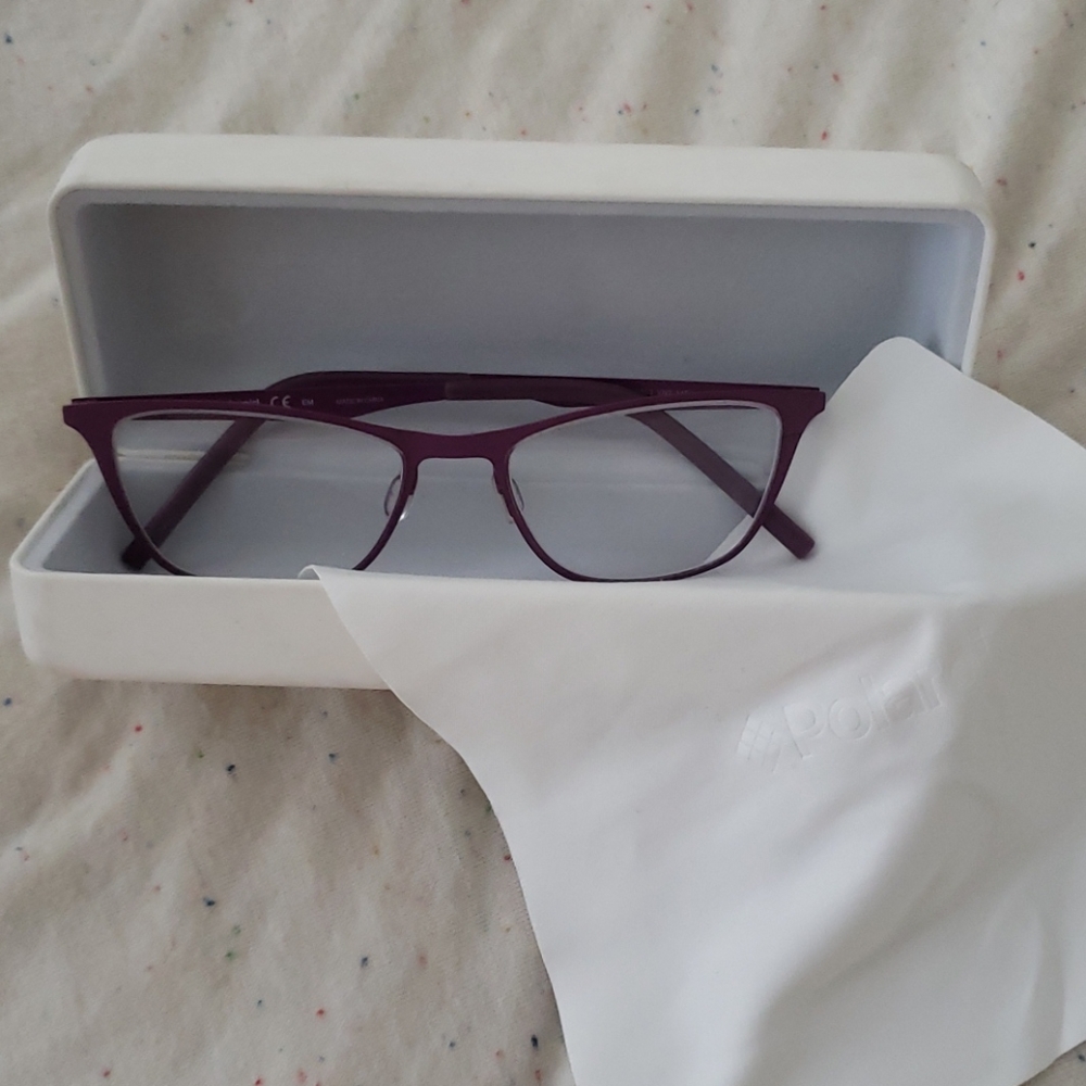 Purple Polaroid Glasses